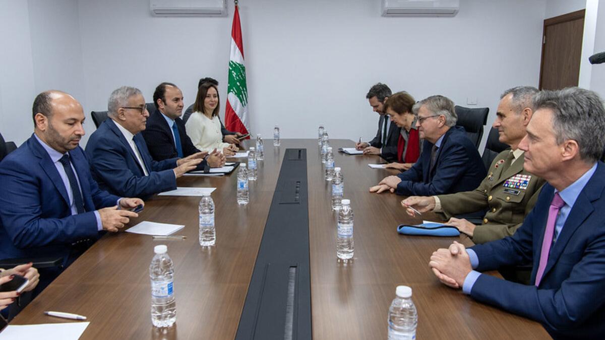 Jean-Pierre Lacroix at a high level meeting.
