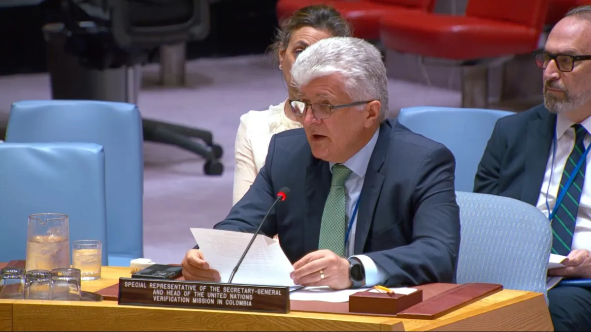 SRSG Jenča en sesión UNSC