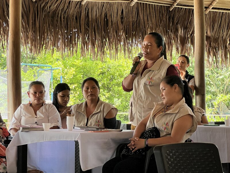 Indigenous Indian woman in Colombia, Colombian people, Colombia