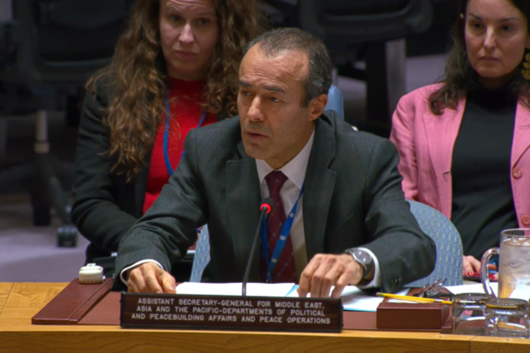 ASG Khiari briefs the Security Council