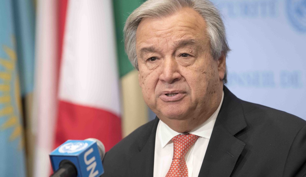 Secretario General De La ONU, António Guterres, Visita Colombia ...