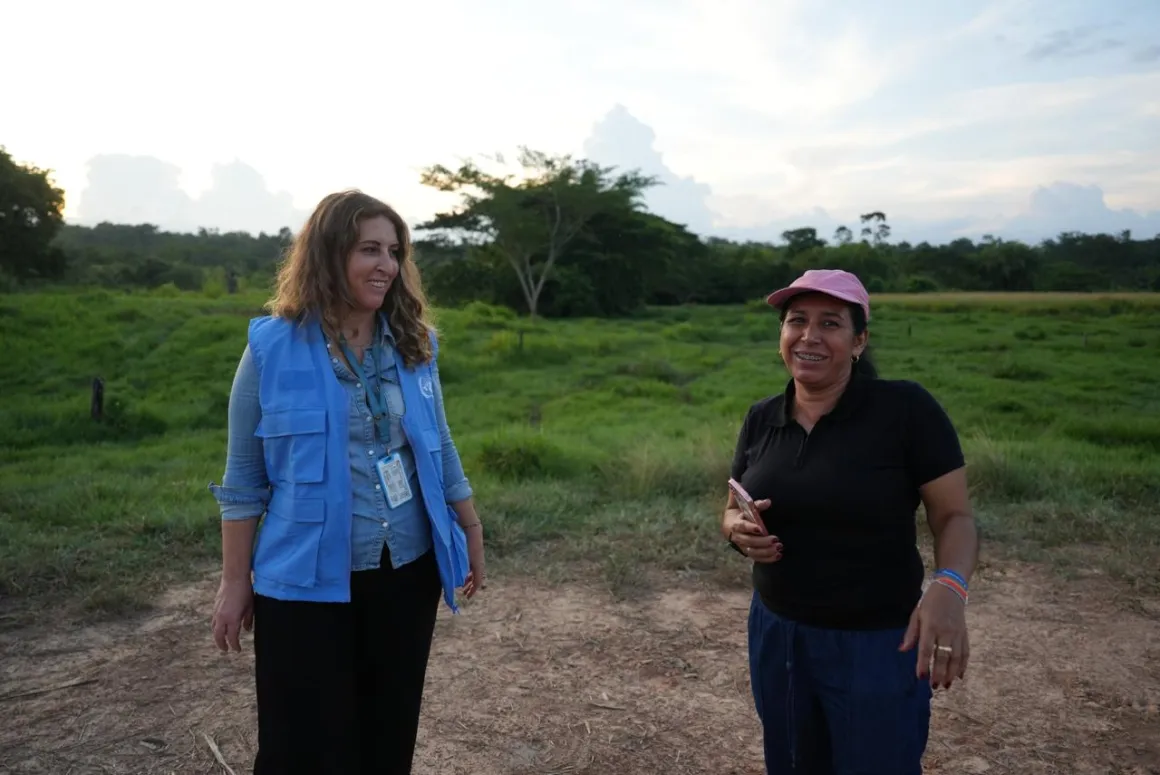 UNVMC colleague in Oripaya, Norte De Santander