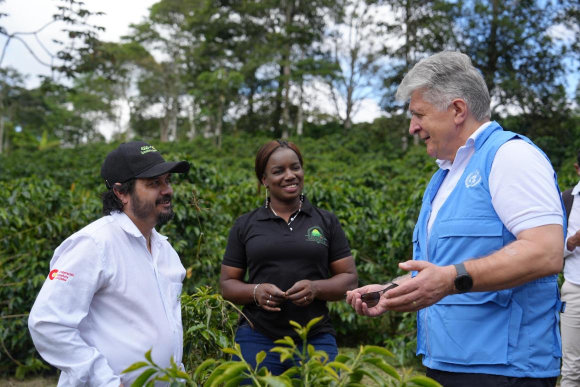 SRSG Jenča en Timbío, Cauca