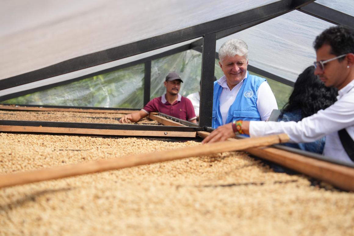 SRSG Jenča en Timbío, Cauca