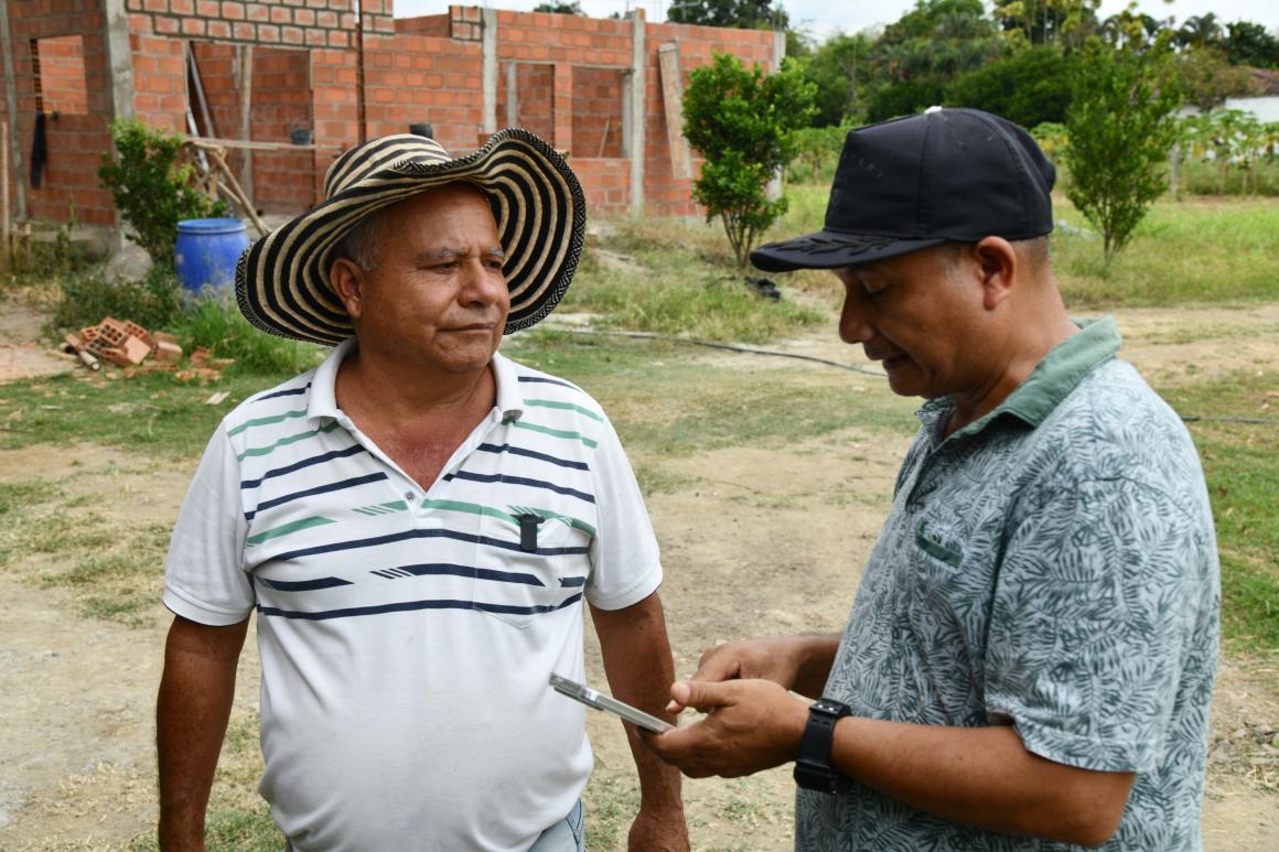 Evelio Ruiz y Óscar Echeverri 